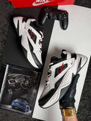 Nike M2K Tekno White Black Red