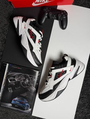 Nike M2K Tekno White Black Red