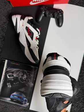 Nike M2K Tekno White Black Red
