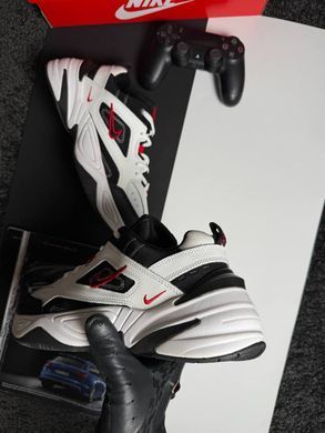 Nike M2K Tekno White Black Red