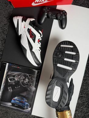 Nike M2K Tekno White Black Red