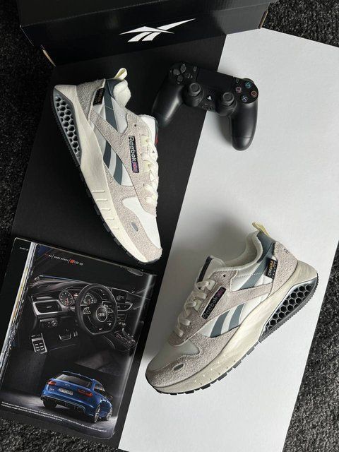 Reebok Classic Leather Hexalite White Grey Beige