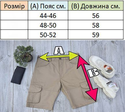Шорти чоловічі Wions Cargo Black
