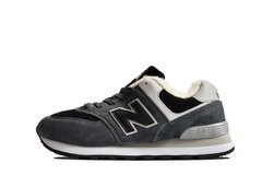 New Balance 574 Gray Black WNTR