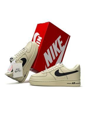 Nike Air Force 1 Low Beige Black