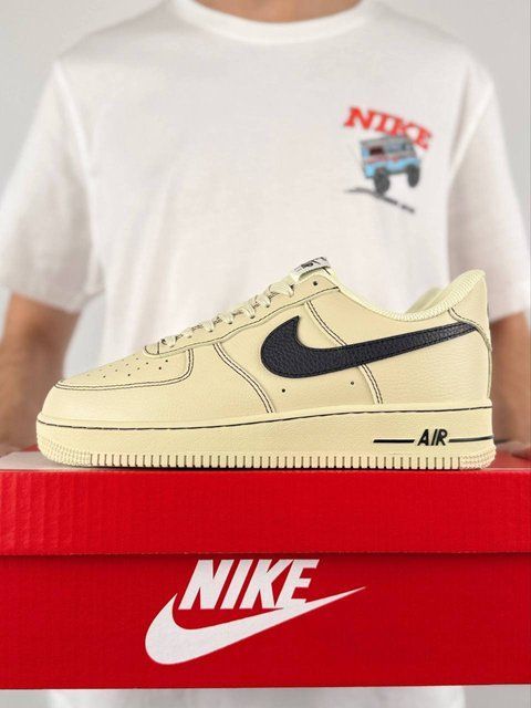 Nike Air Force 1 Low Beige Black