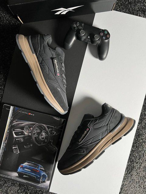 Reebok Classic Black Brown Grey