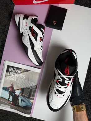 Nike M2K Tekno White Black Red