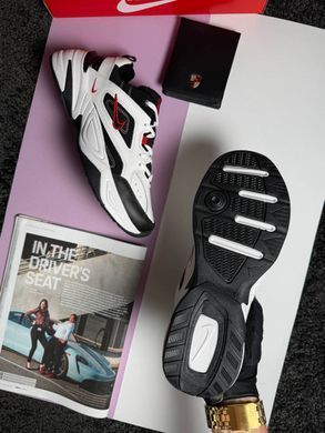 Nike M2K Tekno White Black Red