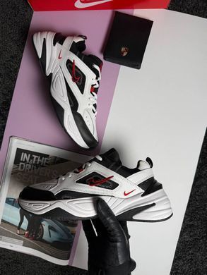 Nike M2K Tekno White Black Red