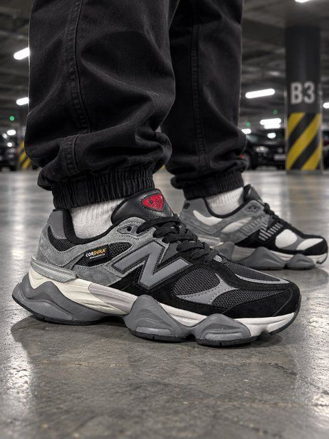 New Balance 9060 Cordura Black Gray Reflective