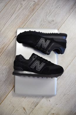 New Balance 574 Triple Black