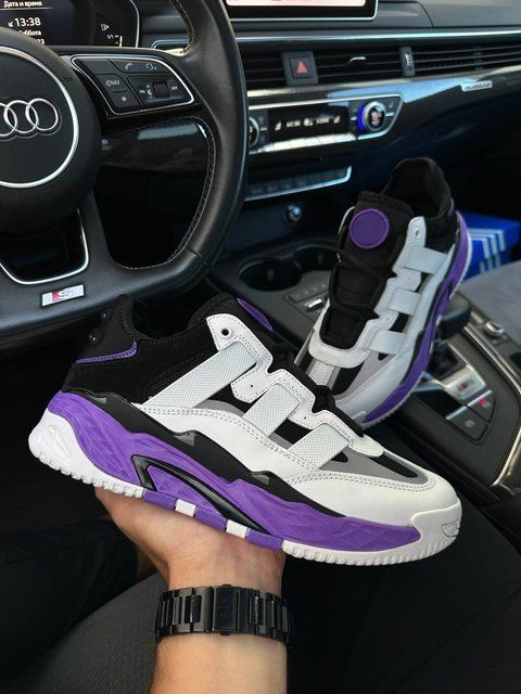 Adidas Niteball White Black Fiolet