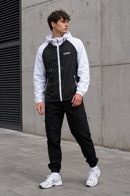 Вітровка Wions Go Run Black White L size
