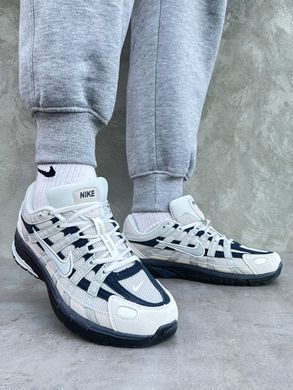 Nike P-6000 Light Gray Black (рефлектив)