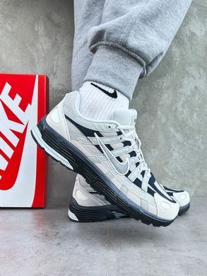 Nike P-6000 Light Gray Black (рефлектив)