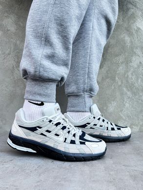 Nike P-6000 Light Gray Black (рефлектив)