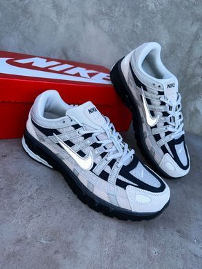 Nike P-6000 Light Gray Black (рефлектив)