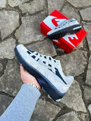 Nike P-6000 Light Gray Black (рефлектив)