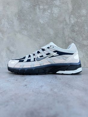 Nike P-6000 Light Gray Black (рефлектив)