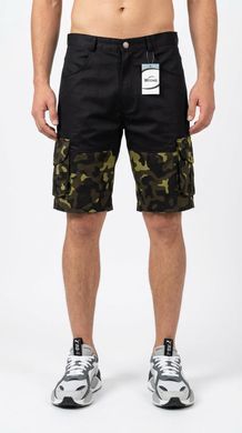 Шорти чоловічі Wions Cargo Black Camo