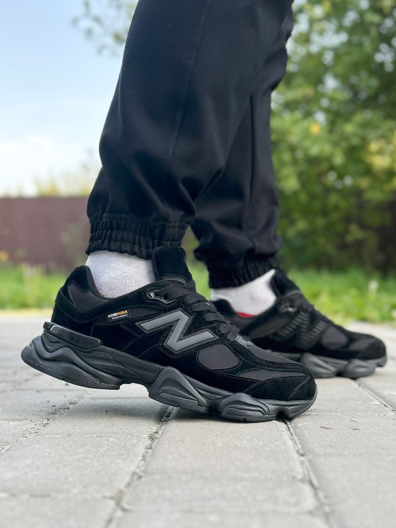 New Balance 9060 Cordura Triple Black