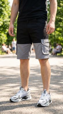 Шорти чоловічі Wions Карго Black Gray