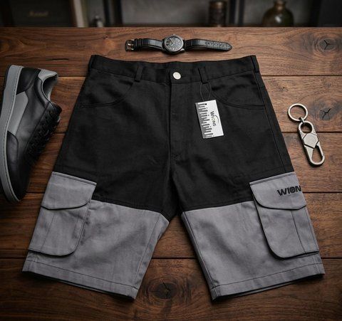 Шорти чоловічі Wions Карго Black Gray