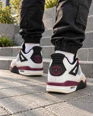 Nike Air Jordan 4 White Bordo Air  WNTR