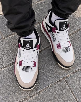 Nike Air Jordan 4 White Bordo Air  WNTR