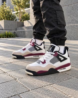 Nike Air Jordan 4 White Bordo Air  WNTR