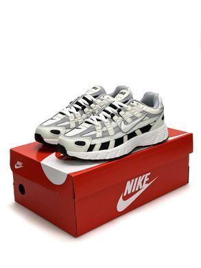 Nike P-6000 White Beige Black