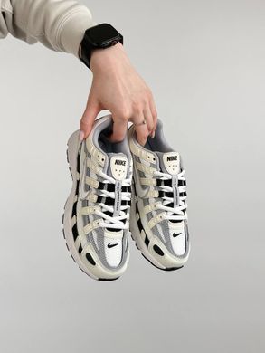 Nike P-6000 White Beige Black