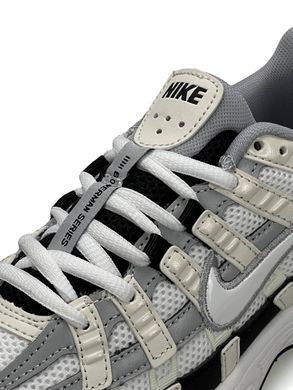 Nike P-6000 White Beige Black