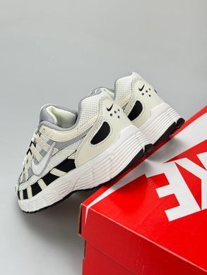 Nike P-6000 White Beige Black