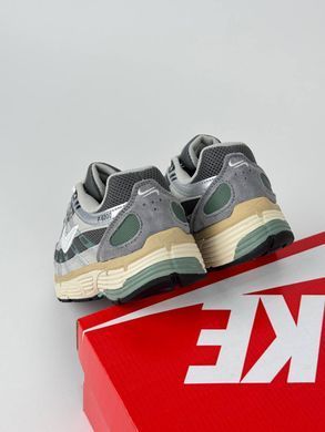 Nike P-6000 Grey Beige Green