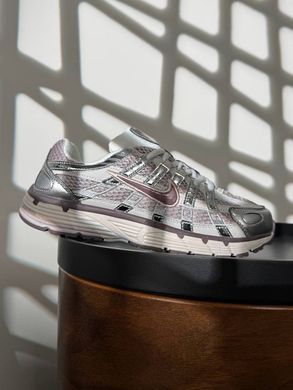 Nike P-6000 W Silver Maroon