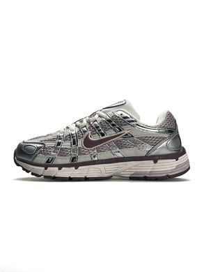 Nike P-6000 W Silver Maroon