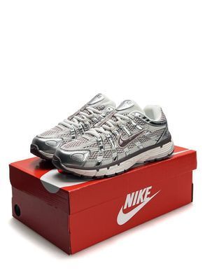 Nike P-6000 W Silver Maroon